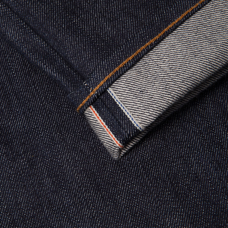 men's slim fit italian selvedge denim jeans | indigo | benzak B-01 SLIM special #2 15 oz. vintage indigo selvedge | candiani | selvedge id