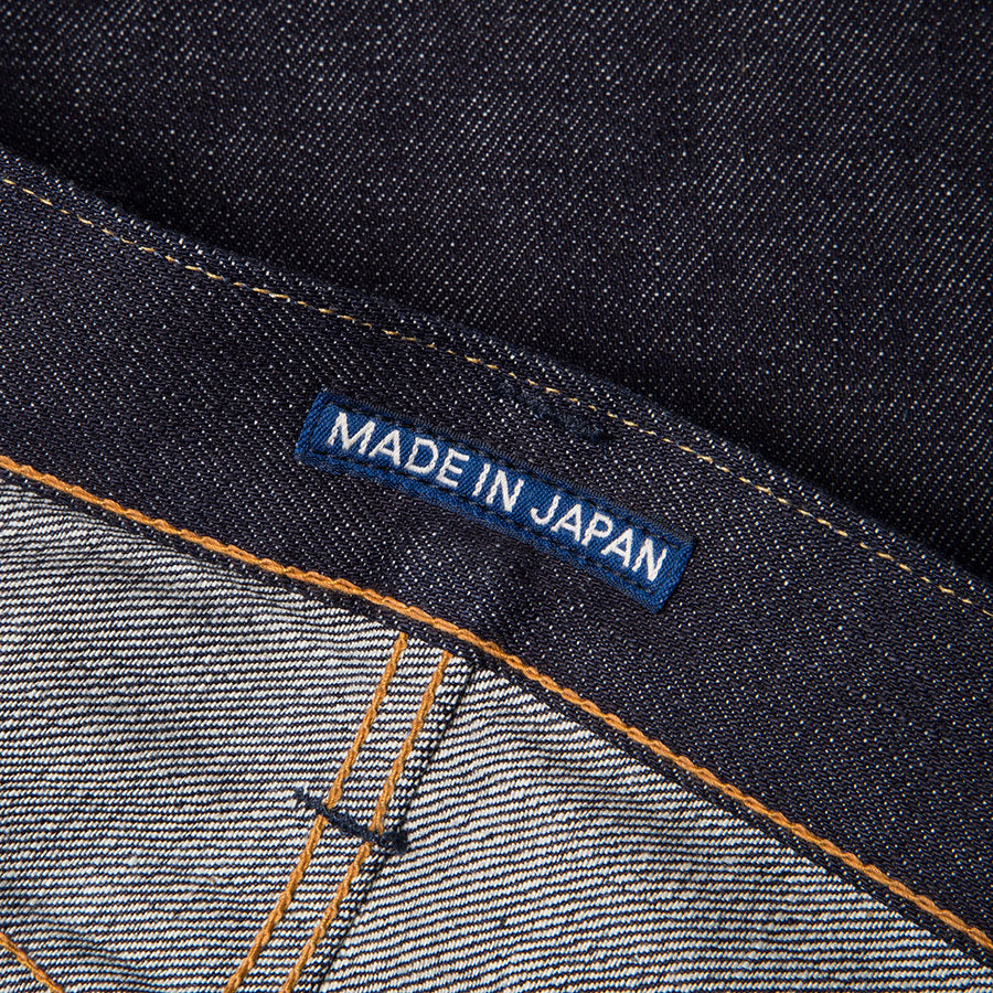 men's straight fit japanese selvedge denim jeans | indigo | made in japan | benzak BDD-707 special #1 low tension 14 oz. RHT | japan label