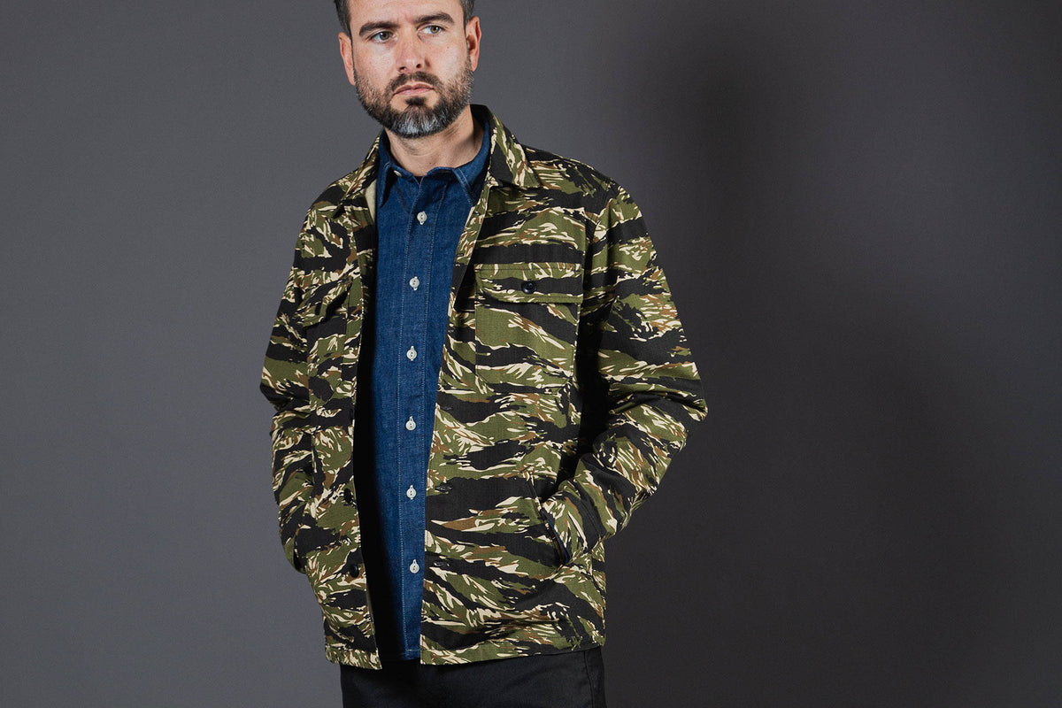 TIGER STRIPE CAMO – Benzak Denim Developers