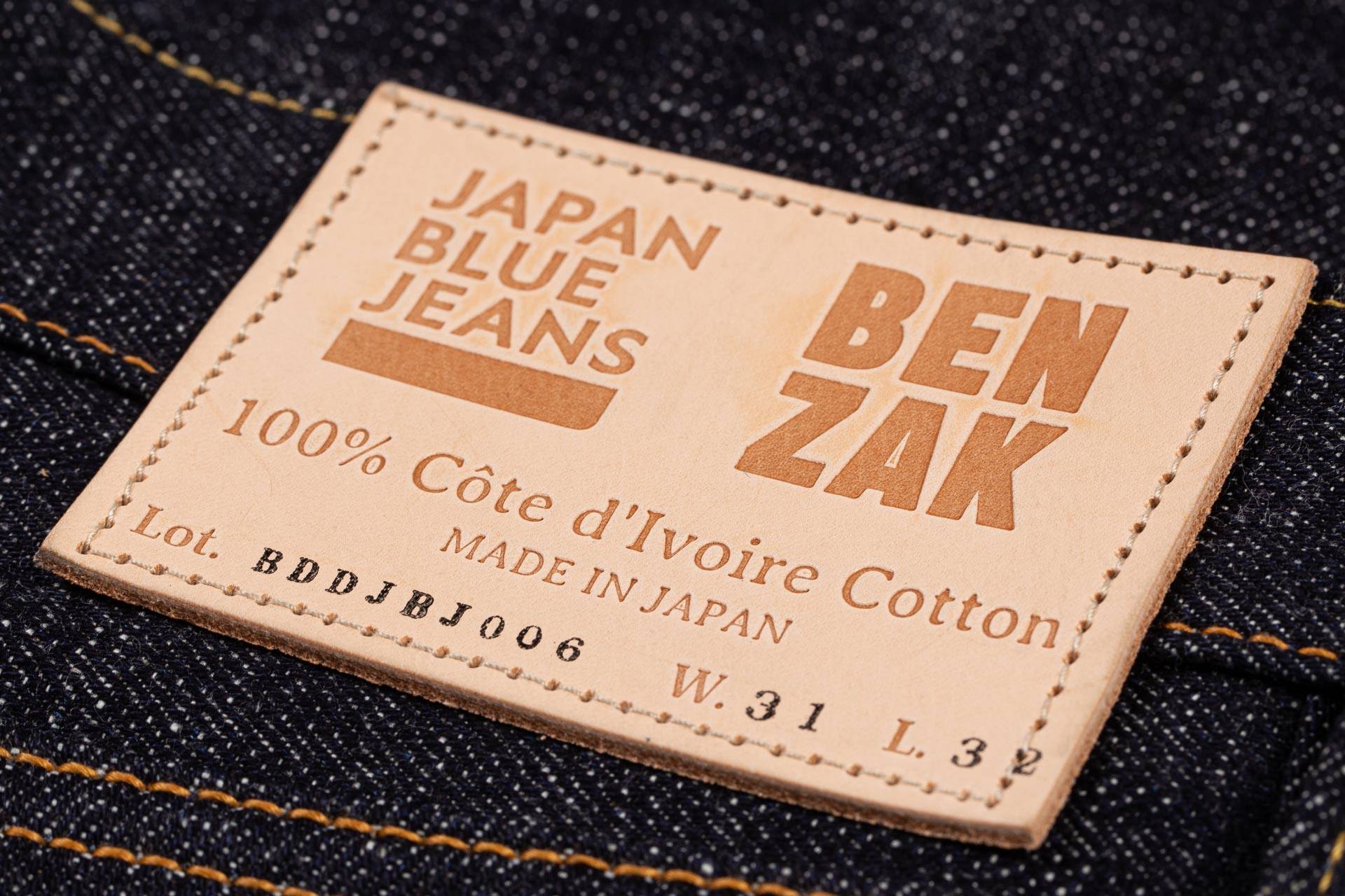 BENZAK x JAPAN BLUE JEANS – Benzak Denim Developers