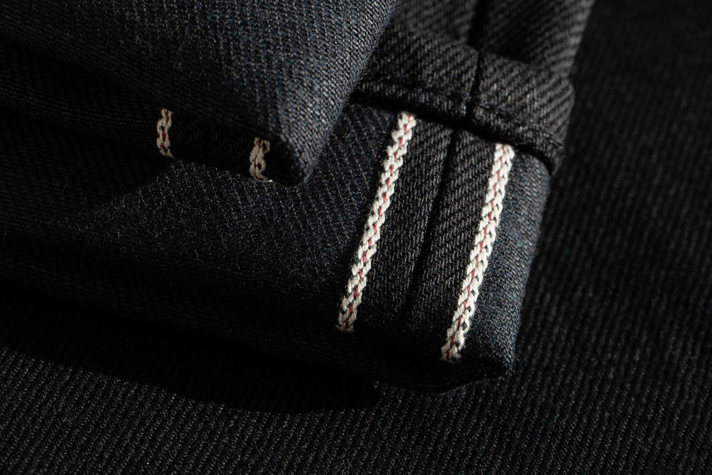 BLACK SLUB SELVEDGE