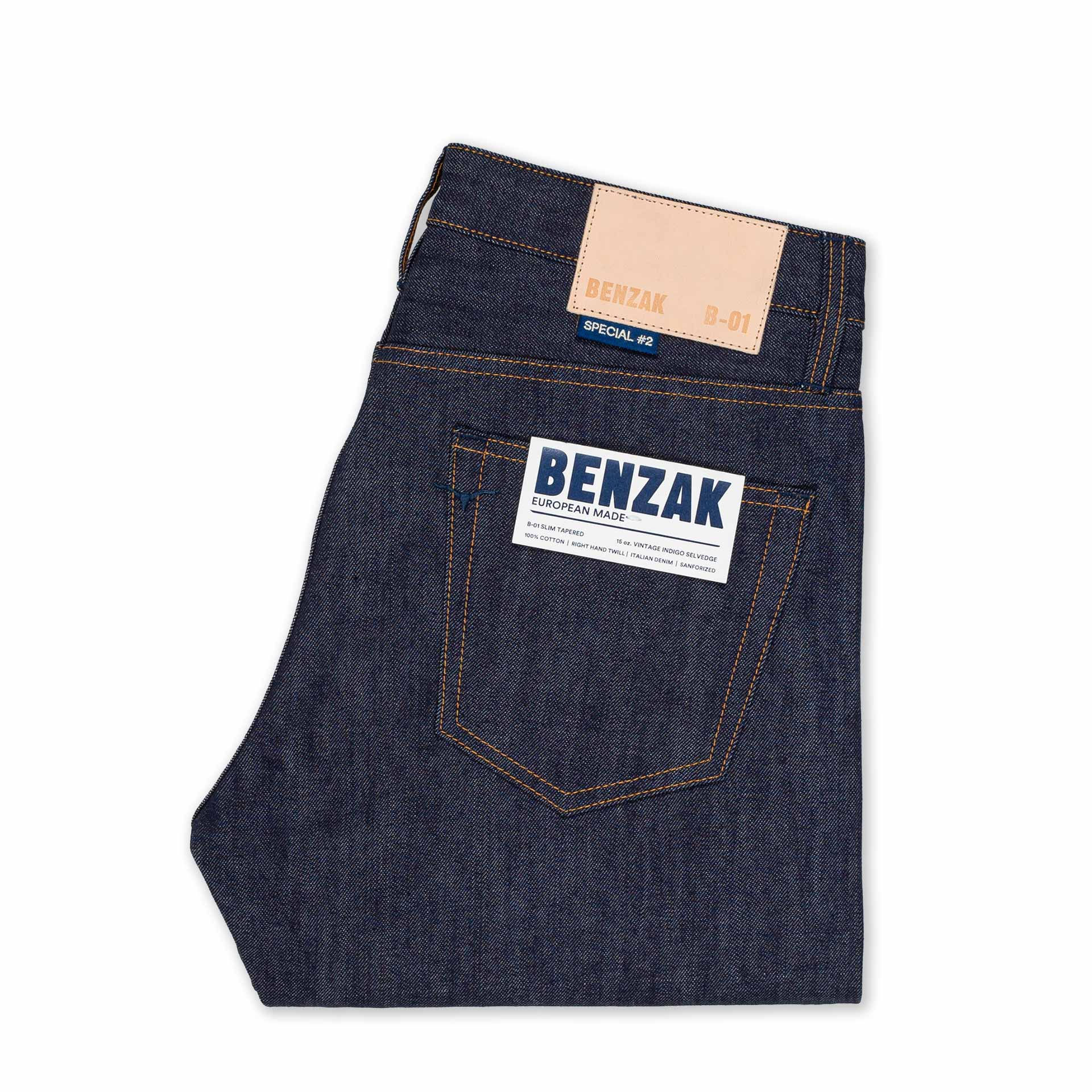 B-01 SLIM special #2 15 oz. vintage indigo selvedge | BENZAK