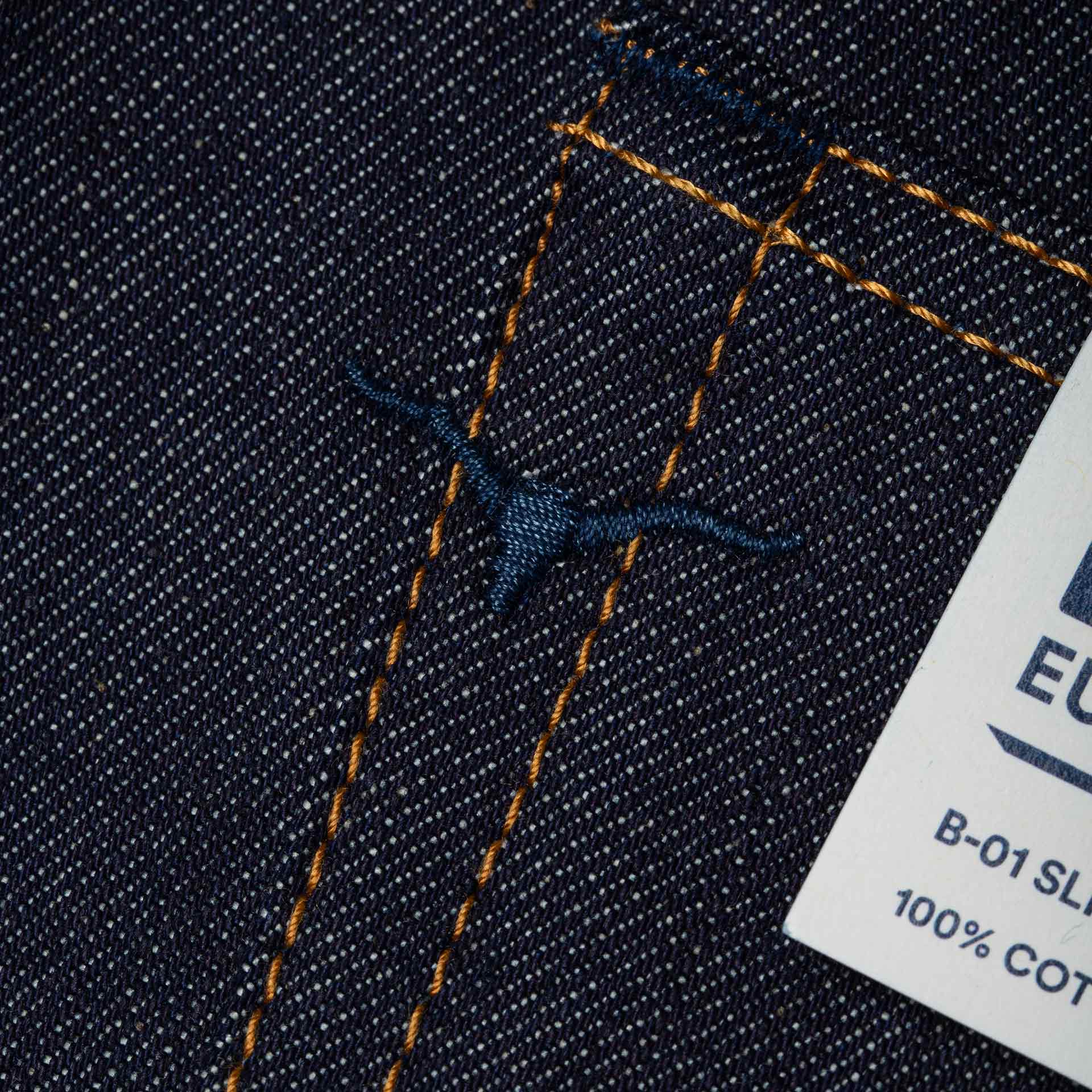 B-01 SLIM special #2 15 oz. vintage indigo selvedge | BENZAK 