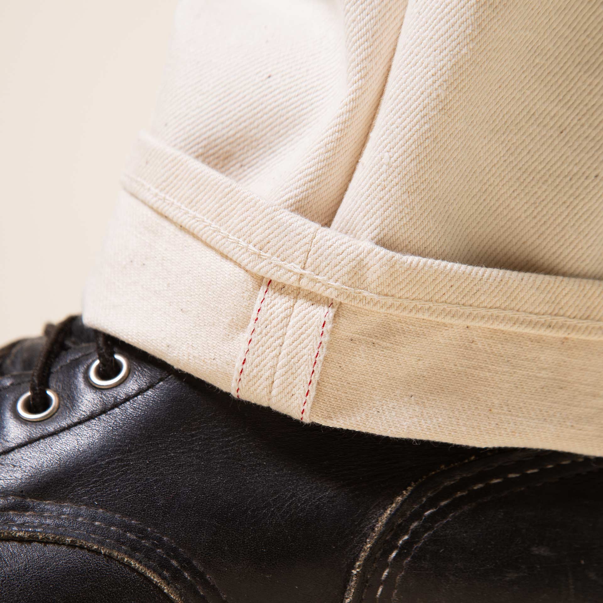 B-01 SLIM TAPERED 14 oz. selvedge colour denim / ecru