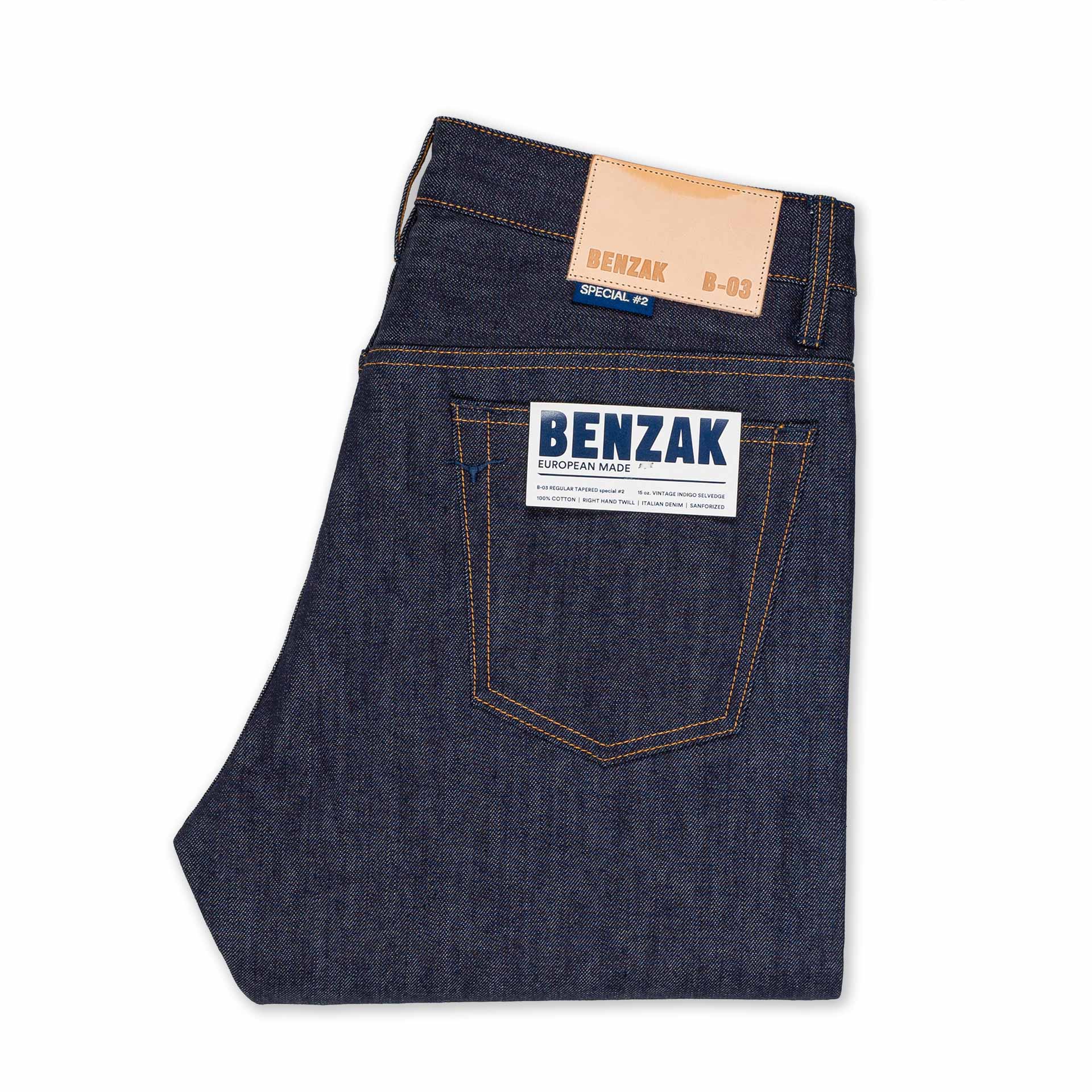 B-03 REGULAR TAPERED special #2 15 oz. vintage indigo selvedge