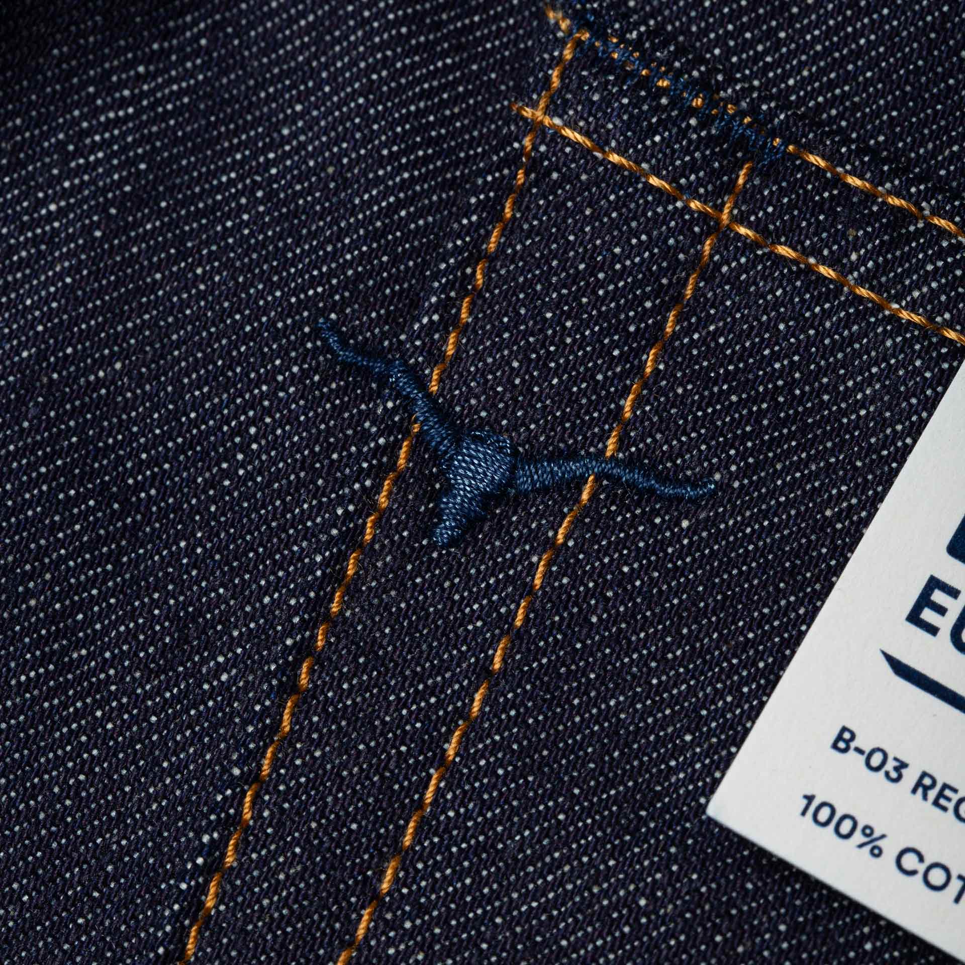 B-03 REGULAR TAPERED special #2 15 oz. vintage indigo selvedge