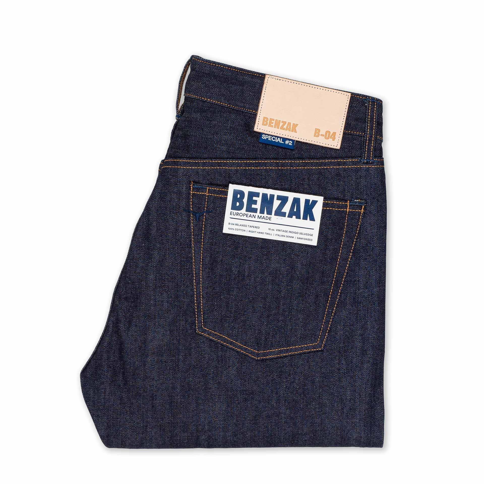 B-04 RELAXED TAPERED special #2 15 oz. vintage indigo selvedge