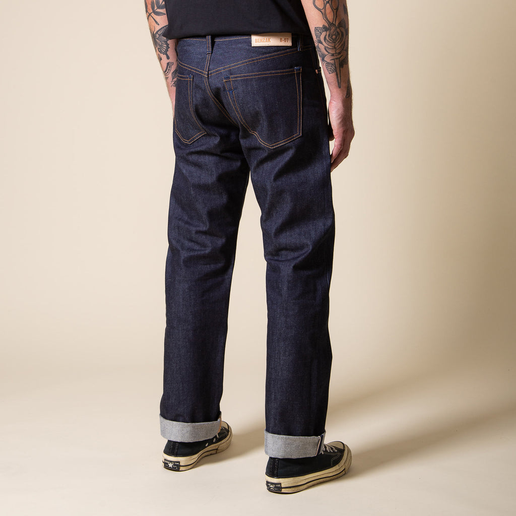 B-07 RELAXED STRAIGHT special #2 15 oz. vintage indigo selvedge ...