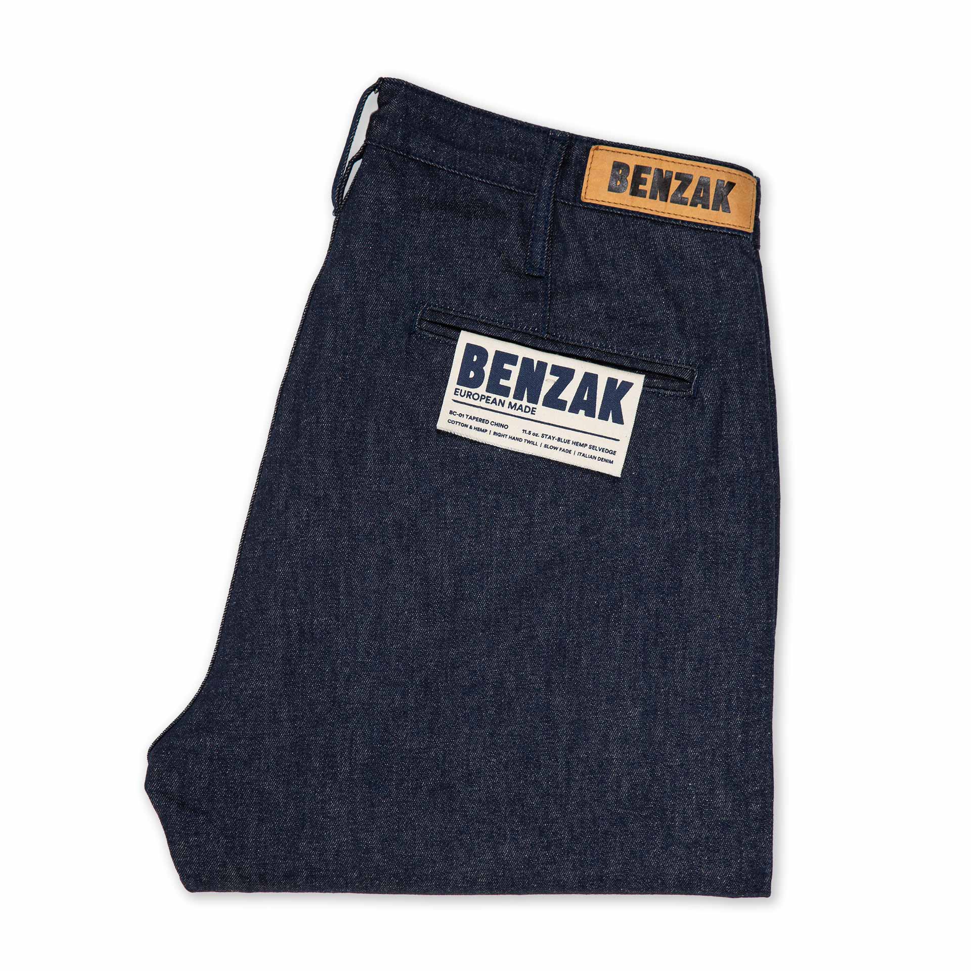 men's slim fit japanese selvedge denim jeans | indigo | benzak B-01 SLIM 15.5 oz. Kojima selvedge | Collect Mills | pocket flasher