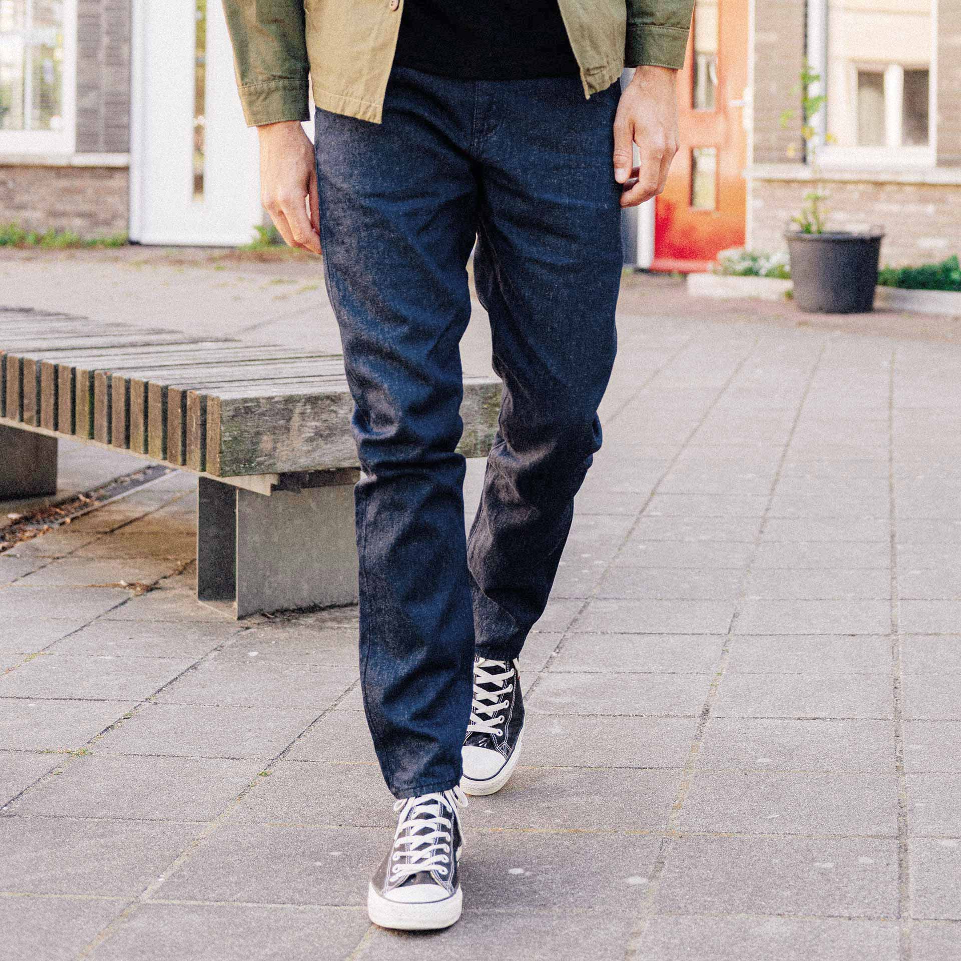 BC-01 TAPERED CHINO 11.5 oz. stay-blue hemp selvedge