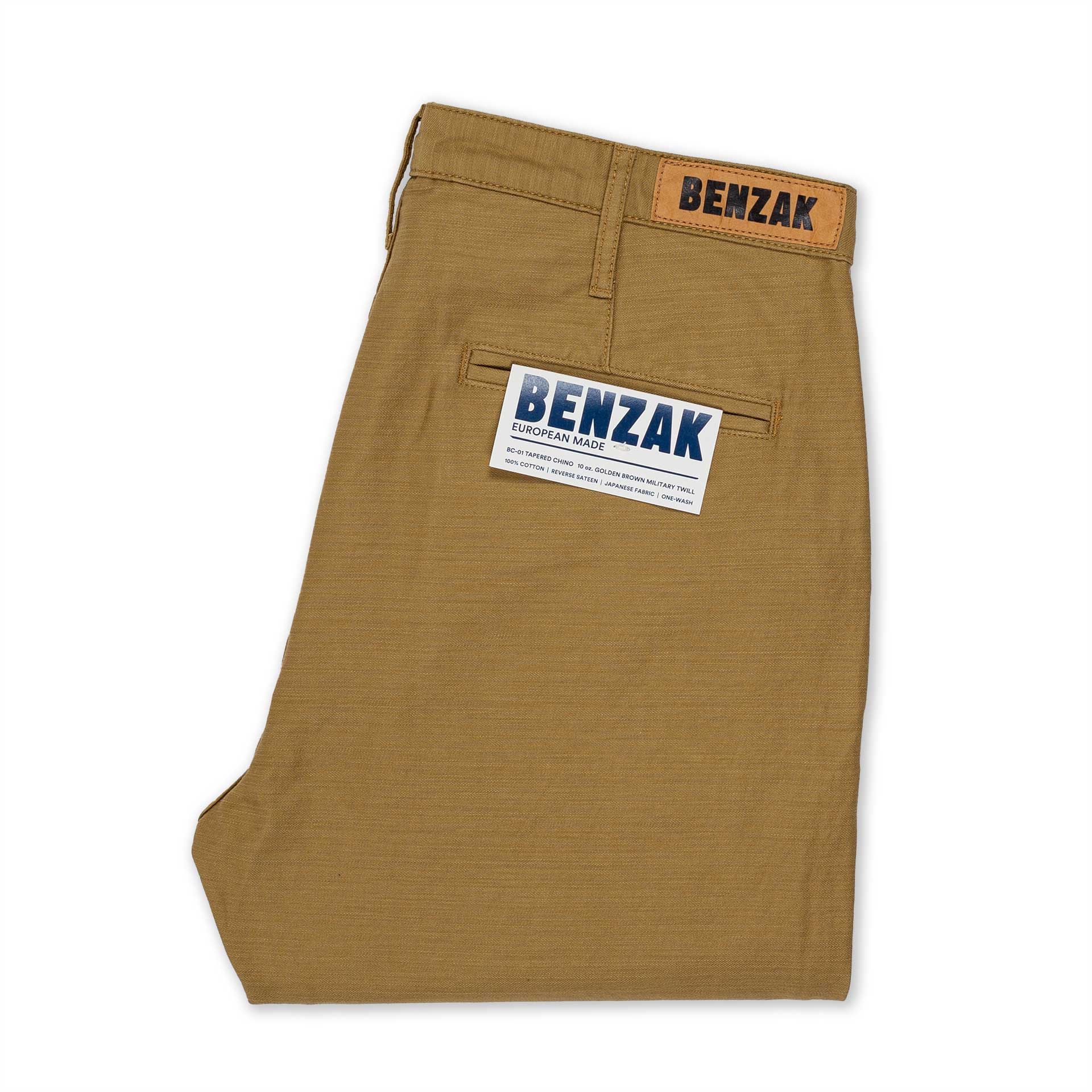BC-01 TAPERED CHINO – Benzak Denim Developers