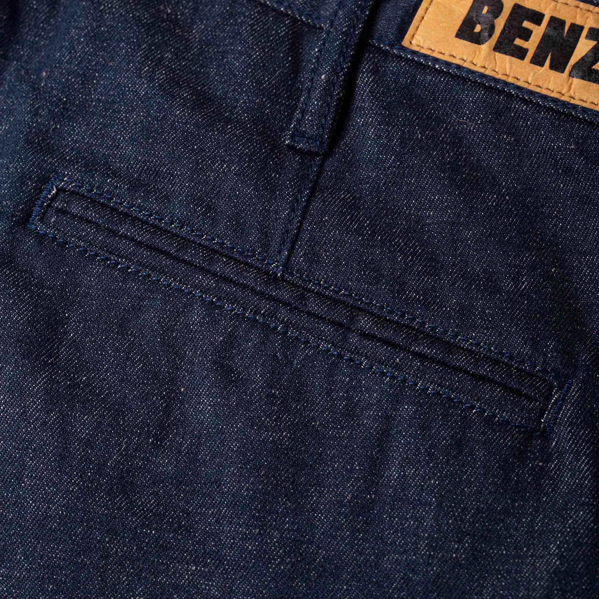 BC-03 STRAIGHT CHINO 11.5 oz. stay-blue hemp selvedge | BENZAK