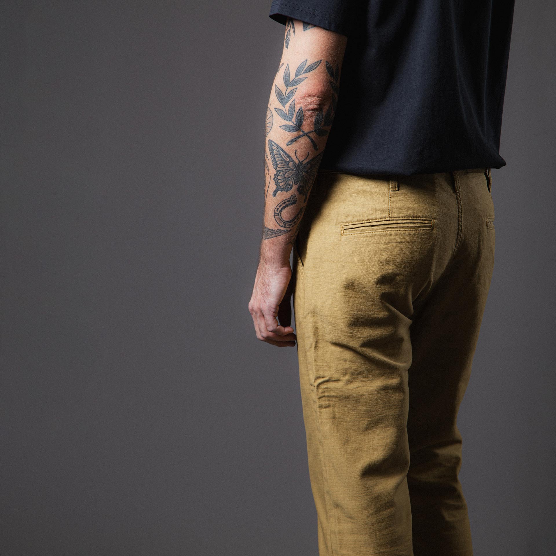 BC-03 STRAIGHT CHINO 10 oz. golden brown military twill BC-03 STRAIGHT CHINO 10 oz. golden brown military twill