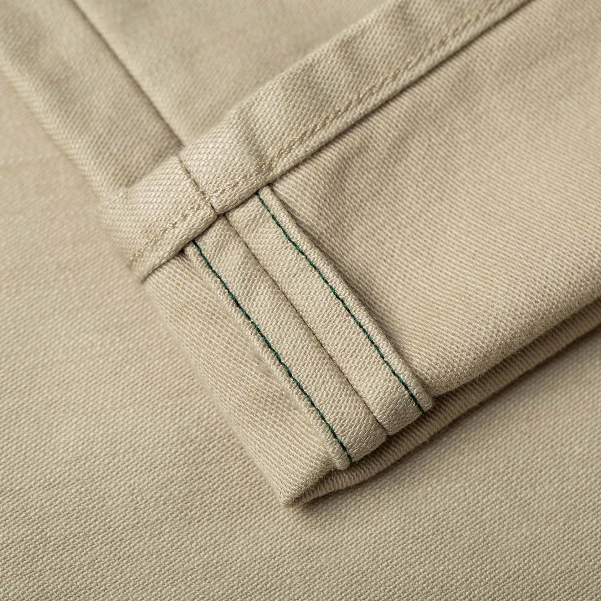 BC-03 STRAIGHT CHINO 10 oz. sand military twill | BENZAK