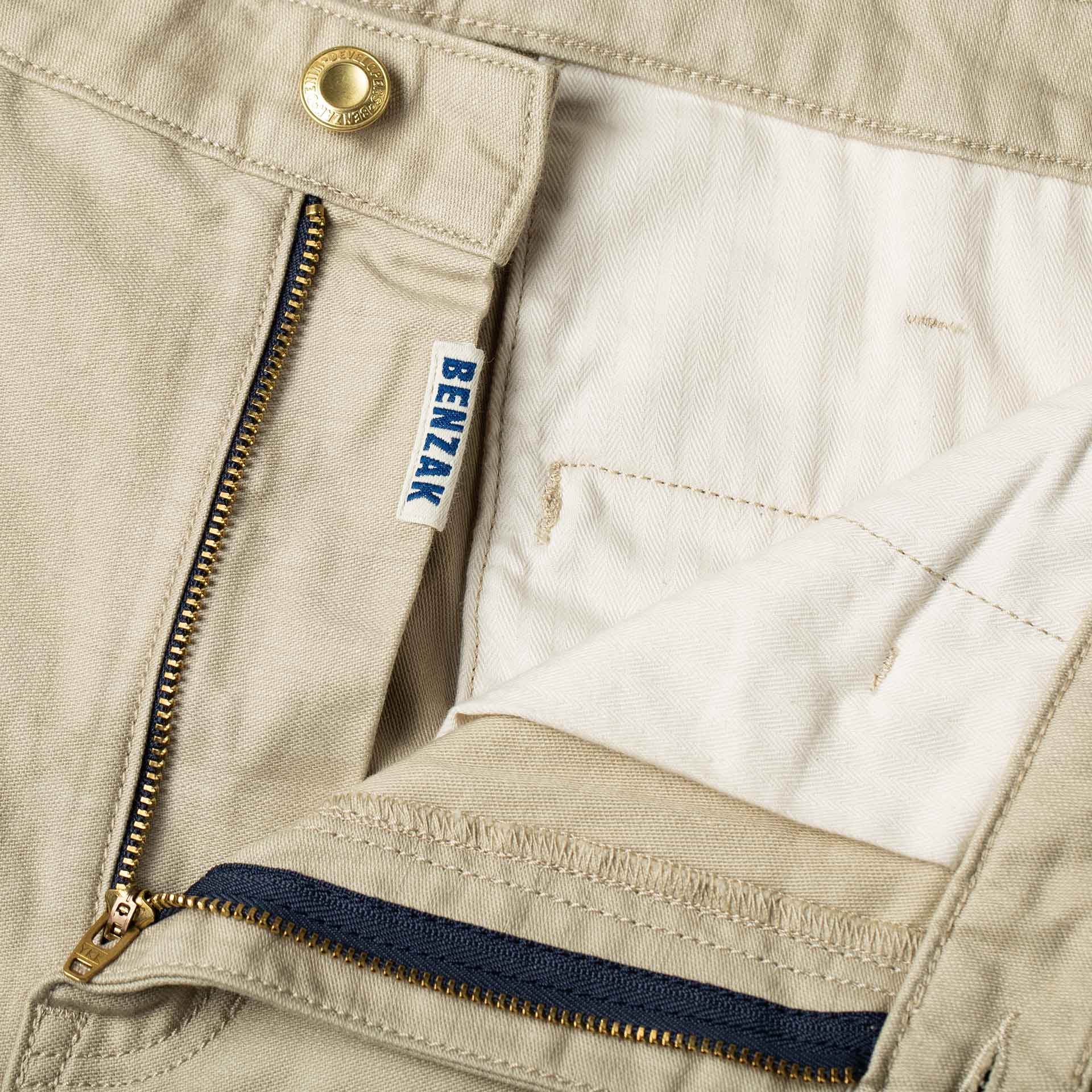 BC-03 STRAIGHT CHINO 10 oz. sand military twill | BENZAK