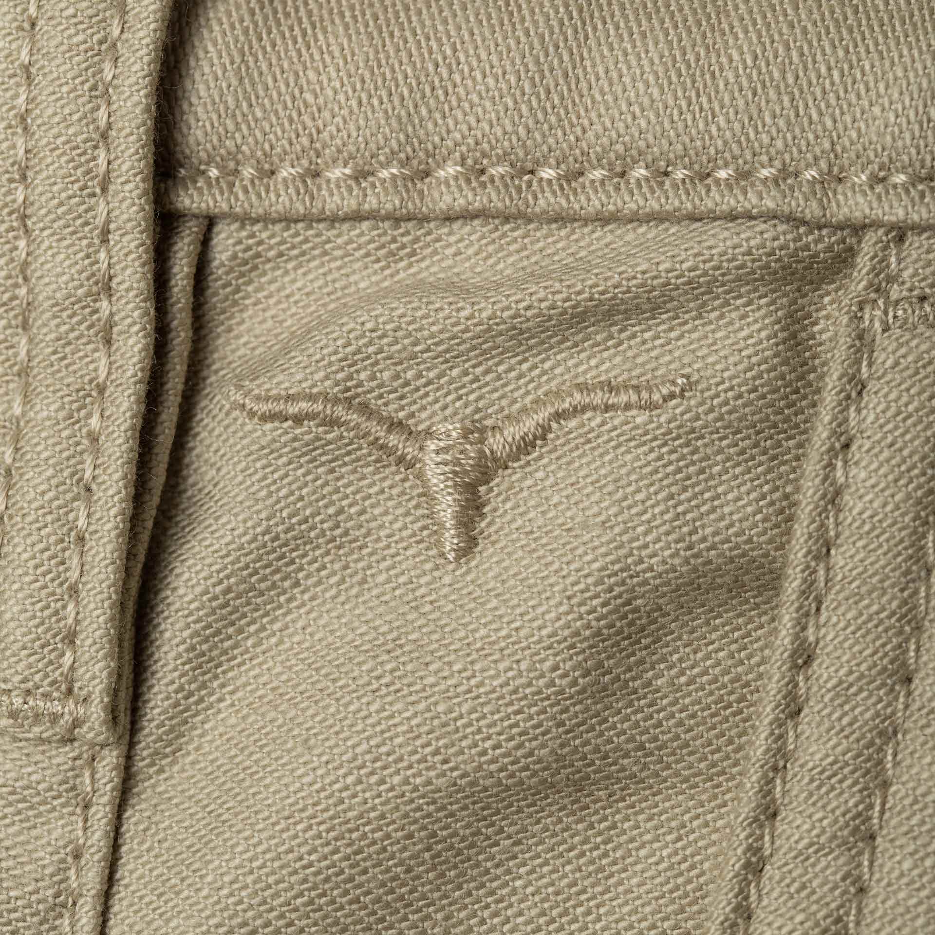 BC-03 STRAIGHT CHINO 10 oz. sand military twill | BENZAK