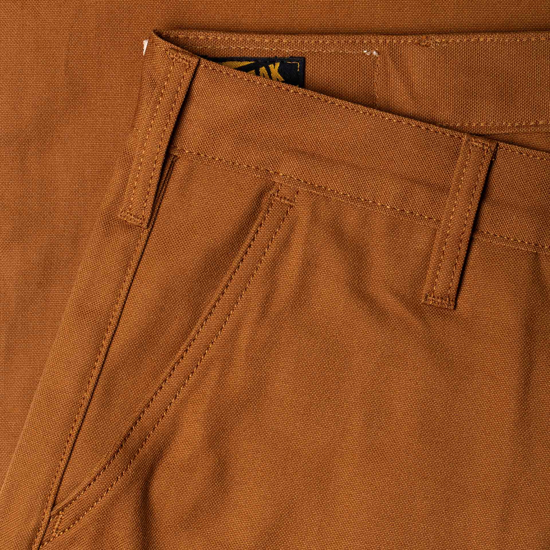 BP-06 SCOUT PANTS 9 oz. brown selvedge duck canvas | BENZAK