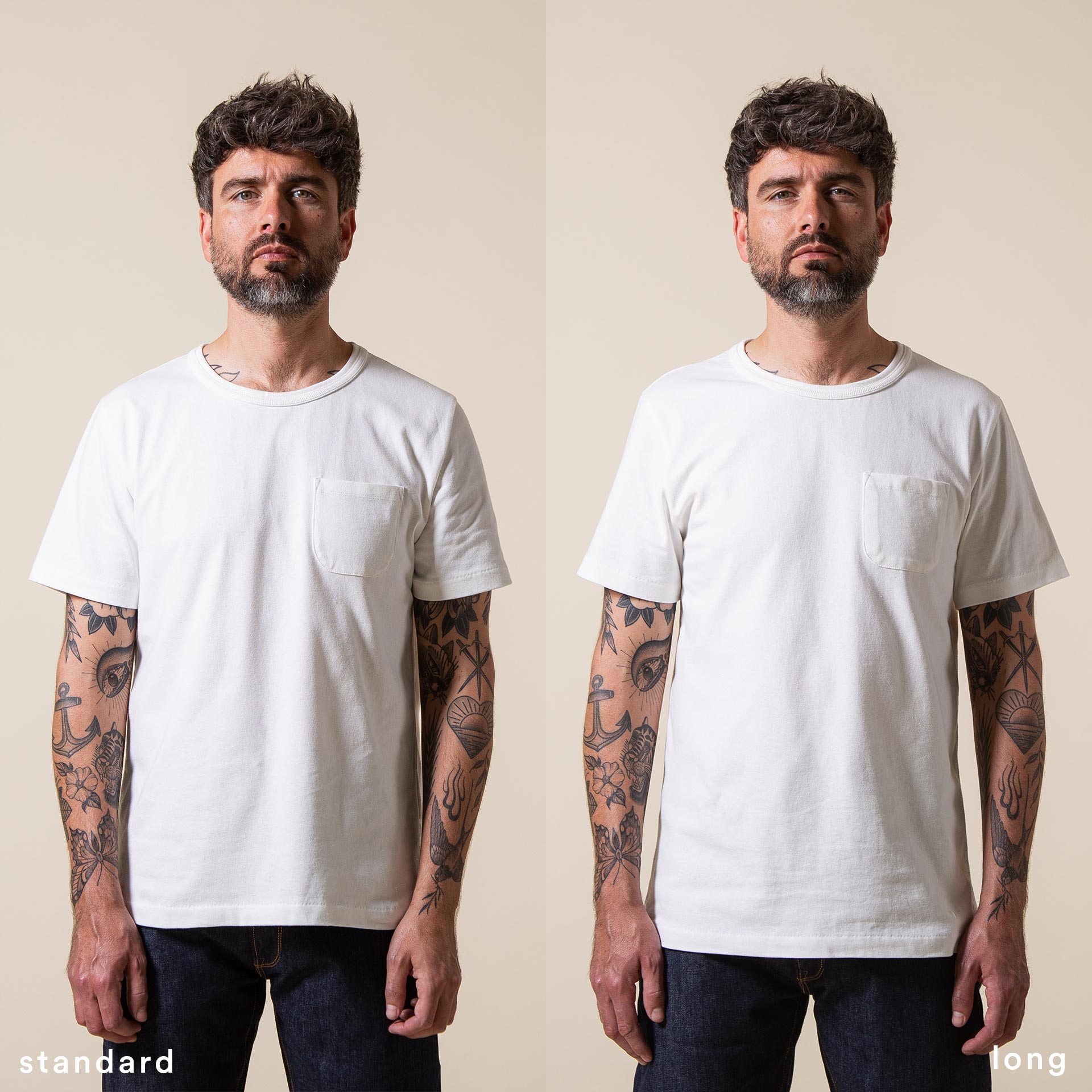 BT-09 VINTAGE TEE off white vintage jersey – Benzak Denim Developers
