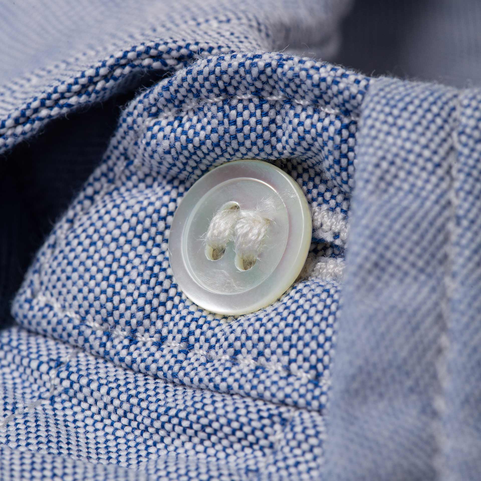 BWS-06 WORKER SHIRT 6 oz. navy & white oxford | BENZAK – Benzak