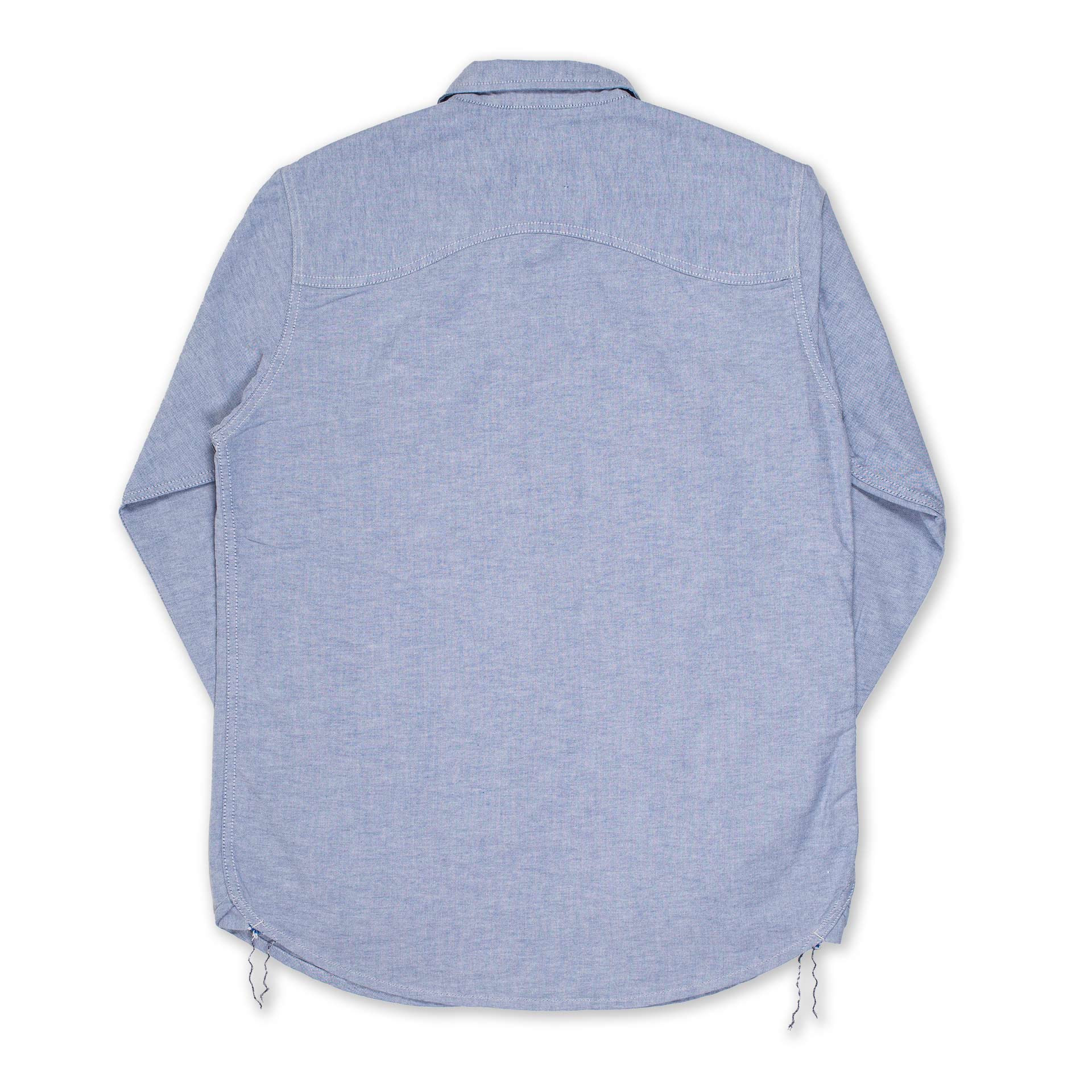 トップス Bamiki BWS-06 WORKER SHIRT 6 oz. navy & white oxford | BENZAK – Benzak