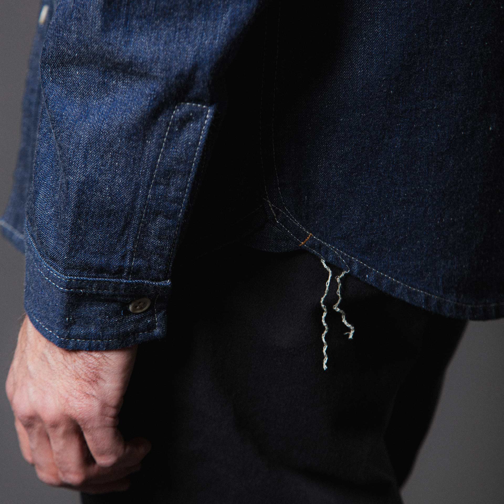 BWS-06 WORKER SHIRT 9.5 oz. union denim | BENZAK – Benzak Denim