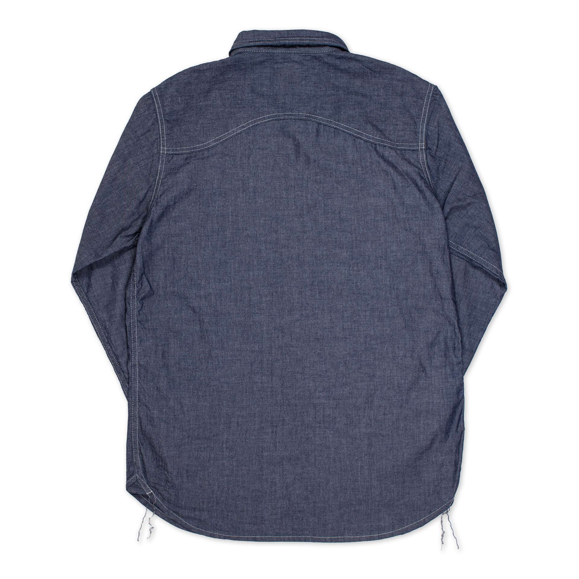 BWS-06 WORKER SHIRT 5 oz. dark indigo chambray | BENZAK – Benzak