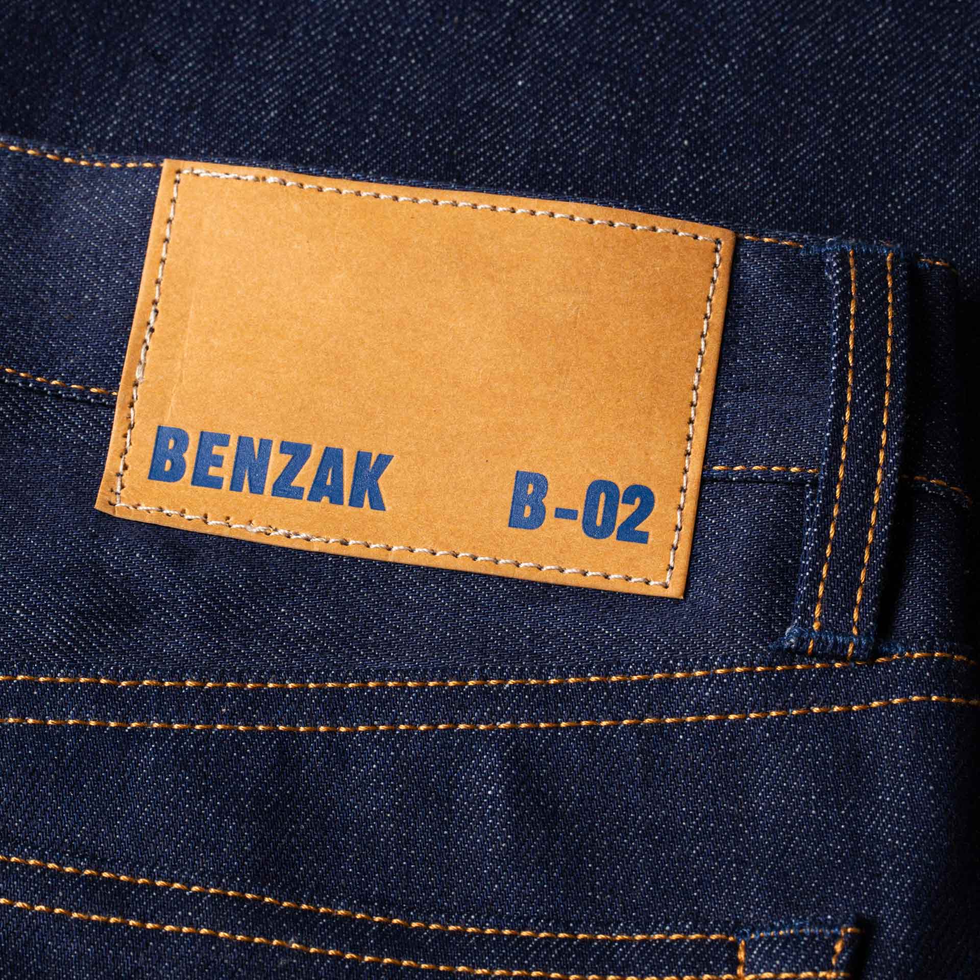B-02 STRAIGHT 13 oz. indigo BENZAK selvedge | Developers eco Benzak – Denim