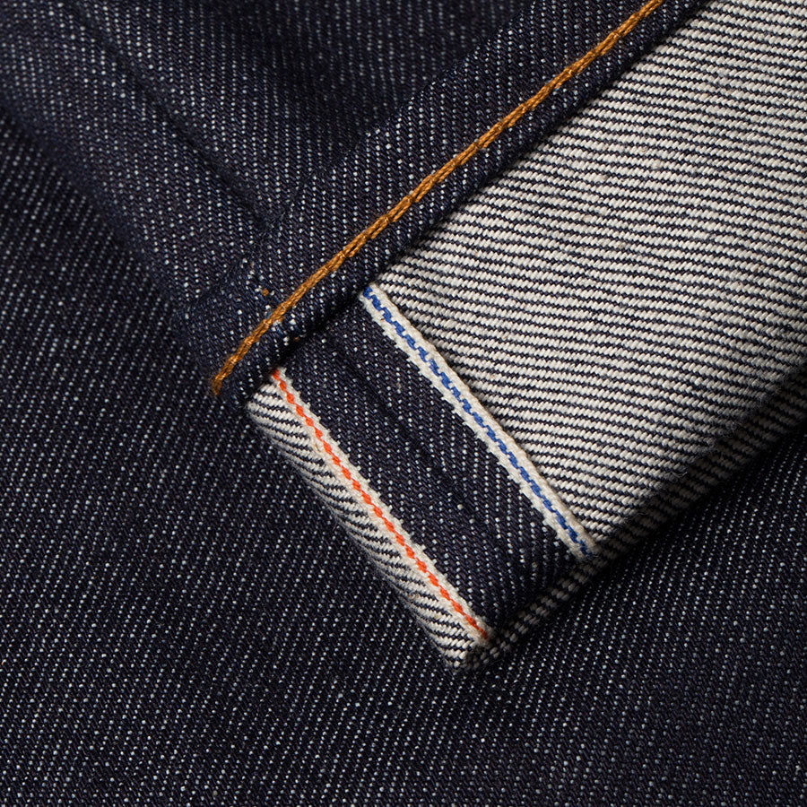 men's straight fit italian selvedge denim jeans | indigo | benzak | B-02 STRAIGHT special #2 15 oz. vintage indigo selvedge | candiani | selvedge id