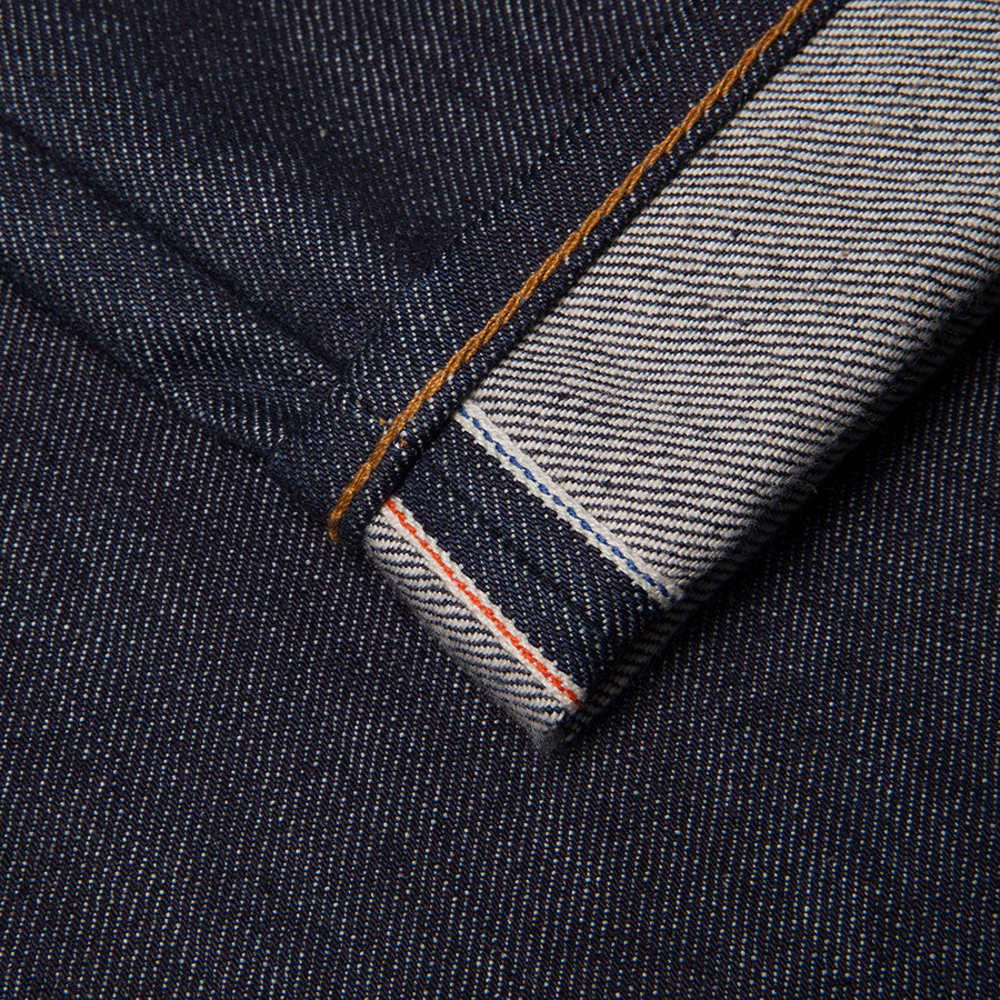 men's tapered fit italian selvedge denim jeans | indigo | benzak | B-03 TAPERED special #2 15 oz. vintage indigo selvedge | candiani | selvedge id