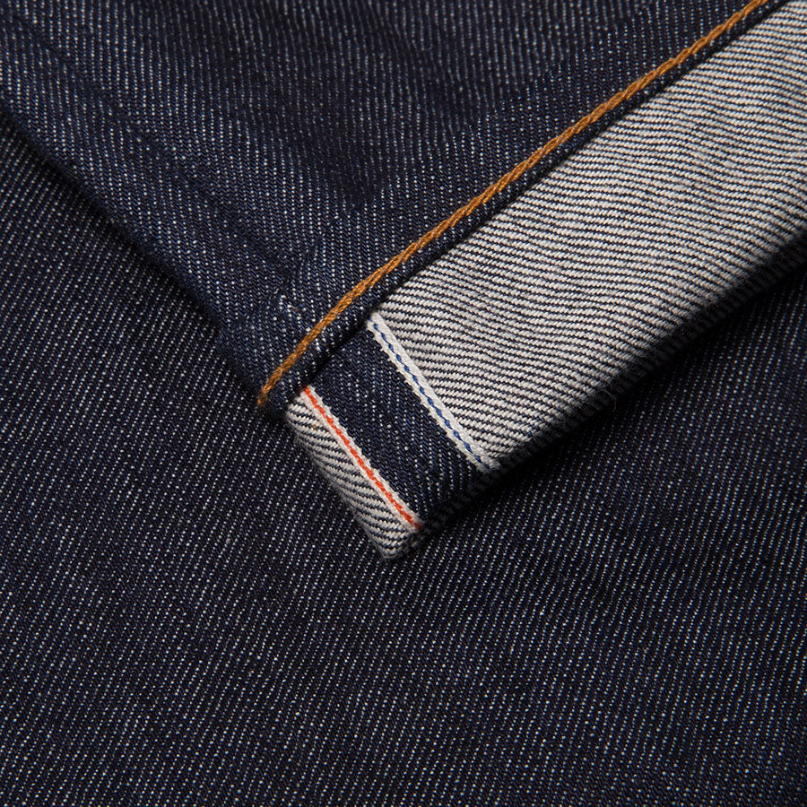 men's relaxed fit italian selvedge denim jeans | indigo | benzak | B-04 RELAXED special #2 15 oz. vintage indigo selvedge | candiani | selvedge id