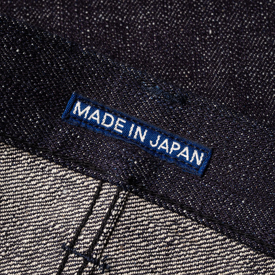 men's tapered fit japanese selvedge denim jeans | slubby | made in japan | benzak BDD-711 super slub 18 oz. RHT | Japan label