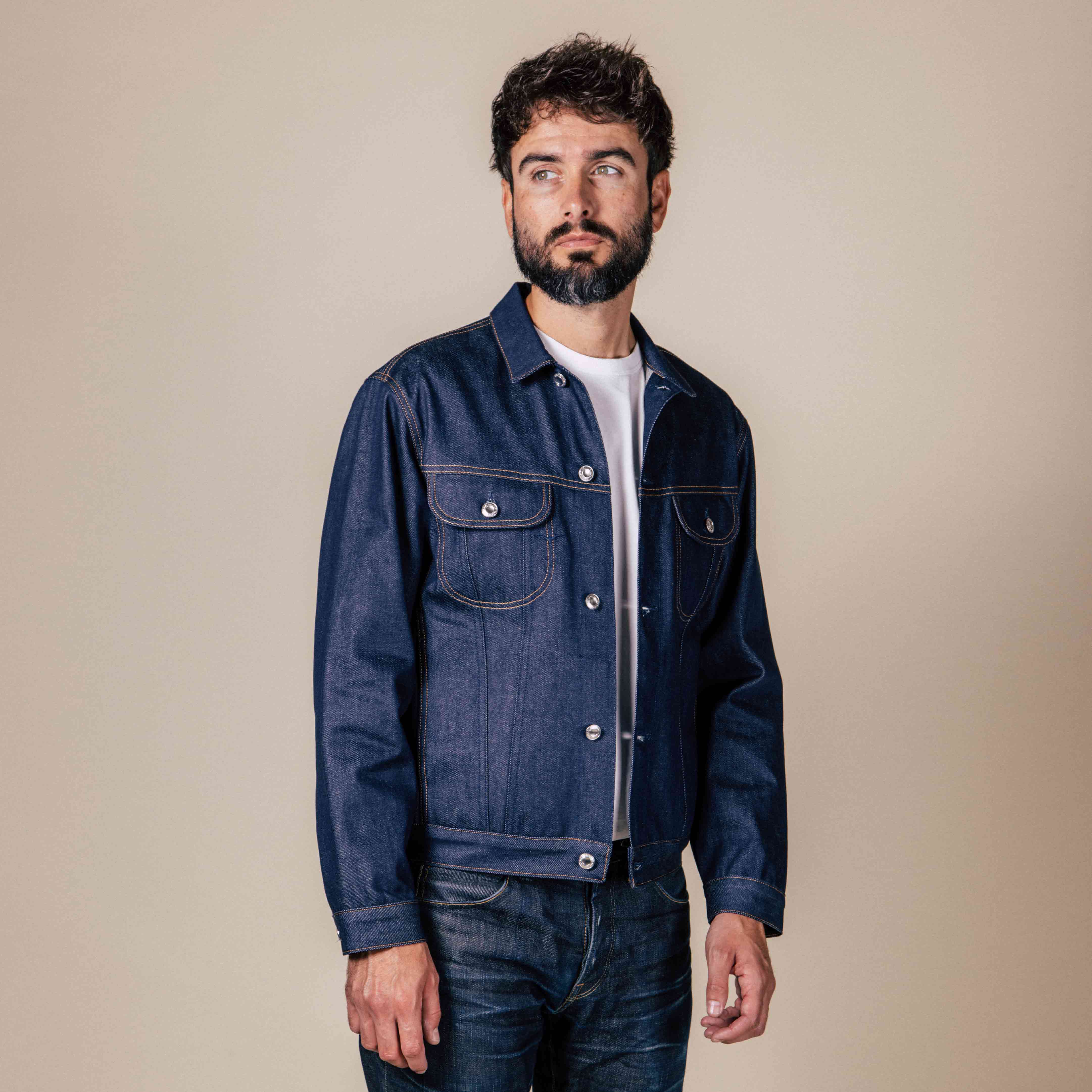 BDJ-05 TRUCKER JACKET 13 oz. indigo eco selvedge