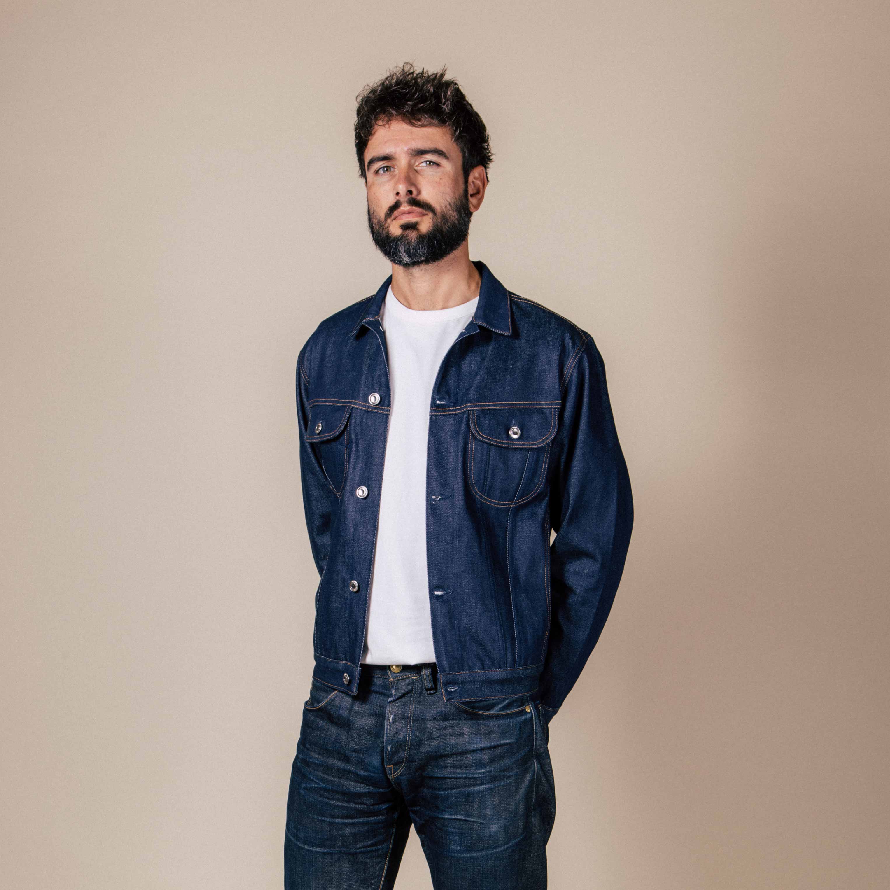 BDJ-05 TRUCKER JACKET 13 oz. indigo eco selvedge